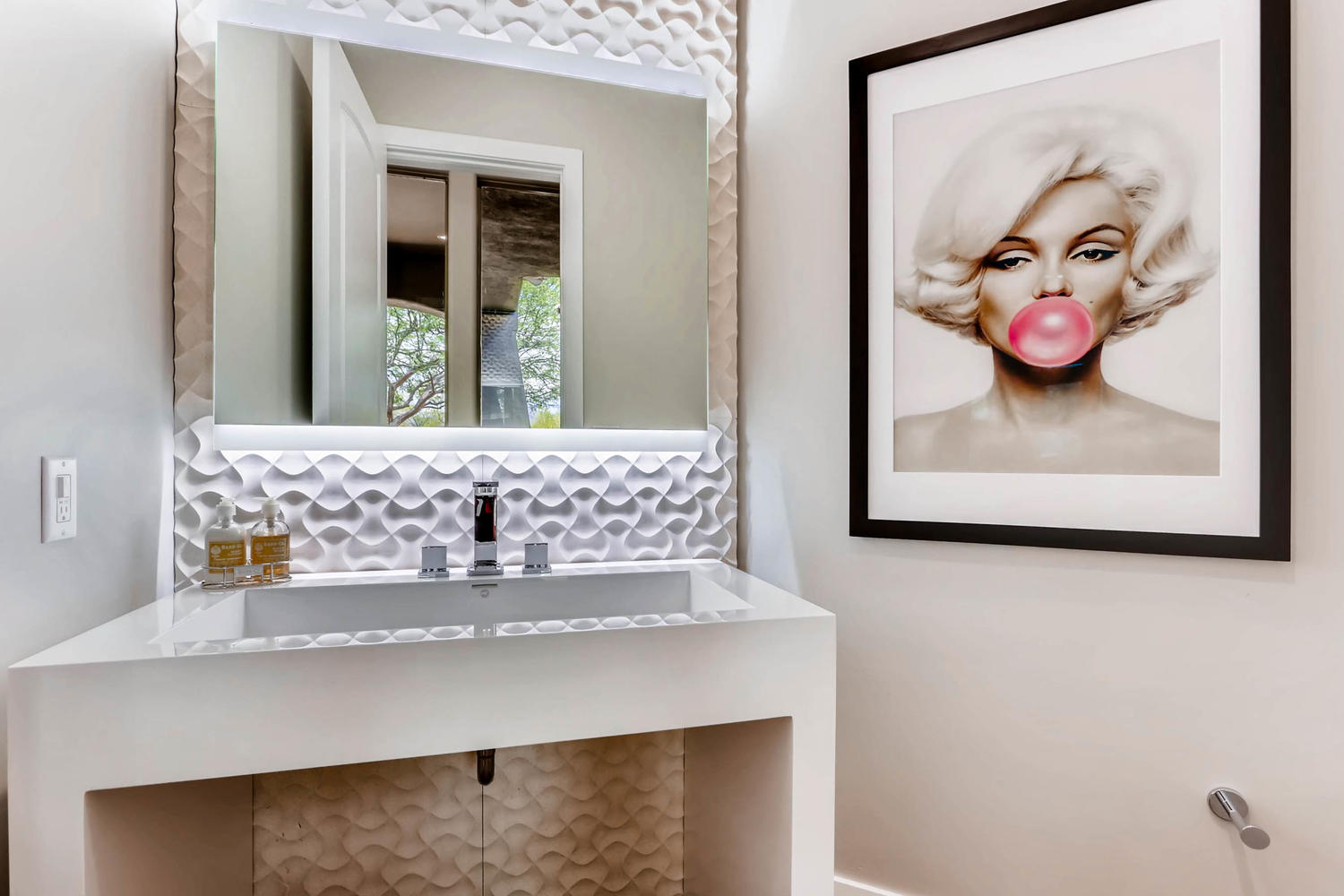 Designer Vanity — Mosaic Tile Accent — SF Industries Scottsdale AZ